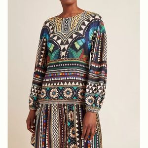 Anthropologie Farm Rio Carlotta Tunic Dress